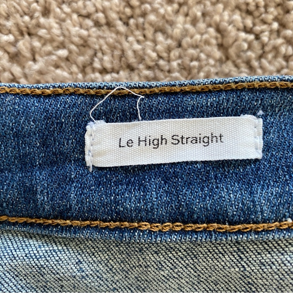 Frame Denim Women's Straight Leg Jeans in Medium Blue Wash - Picture 11 of 15